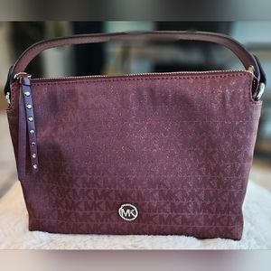 Michael Kors Logo Shailene Small Messenger Bag - NWT - Merlot